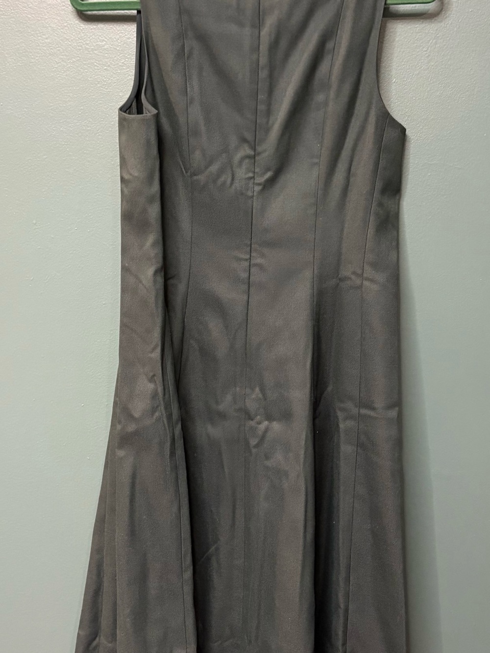 Club Monaco Forest Green Sleeveless Office Old Money Sophisticated Maxi Dress 6 - Picture 5 of 5